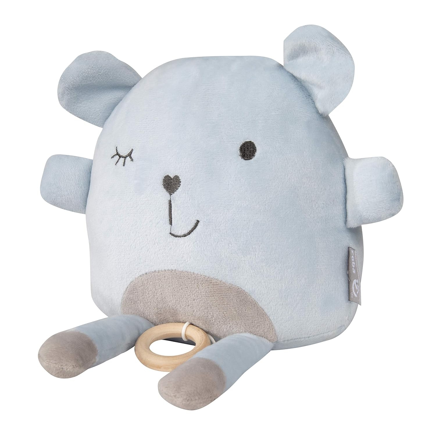Teddybär Spieluhr Sammy - Einschlafhilfe, 22% Rabatt, silbergrau, 25 cm