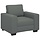 Moderner Sessel Dunkelgrau 100x77x82 cm - 20% Rabatt