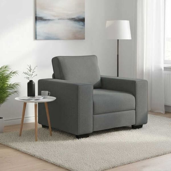 Moderner Sessel Dunkelgrau 100x77x82 cm - 20% Rabatt