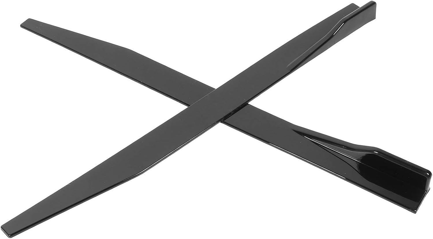Universal Seitenschweller 120 cm - Glänzend Schwarz - 21% Rabatt
