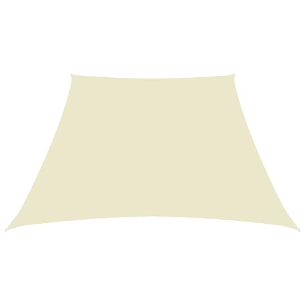 Sonnensegel Trapezform 2/4 x 3 m, Creme, Ausgepackt - 23% Rabatt