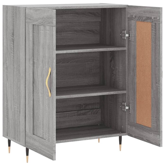Sideboard 69,5x34x90 cm in Grau Sonoma Eiche - 24% Rabatt