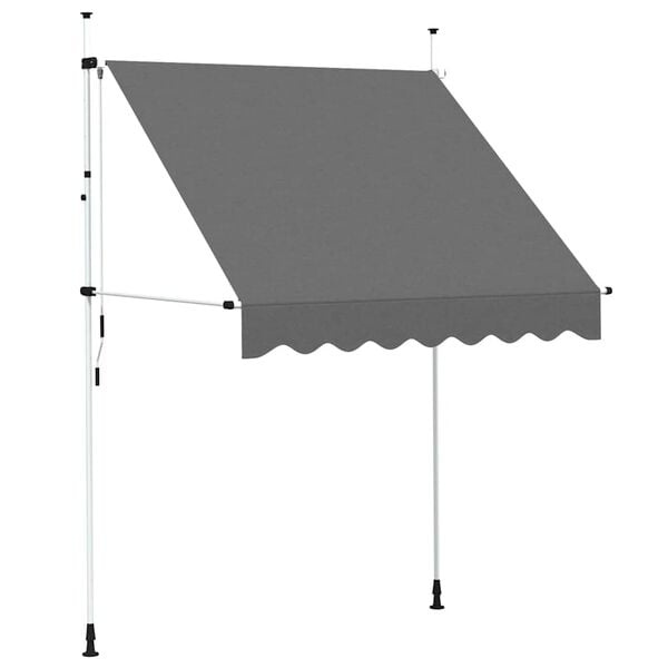 Manuelle Markise 200 cm Anthrazit - 24% Rabatt auf Retourenware
