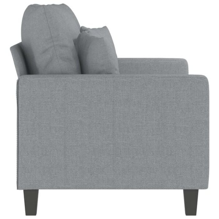 Kompaktes 2-Sitzer Sofa, Hellgrau, 120 cm - 25% Rabatt