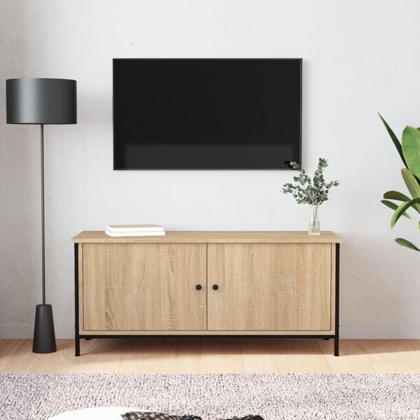 Modernes TV-Board in Sonoma Eiche - 102x35x45 cm - 24% Rabatt