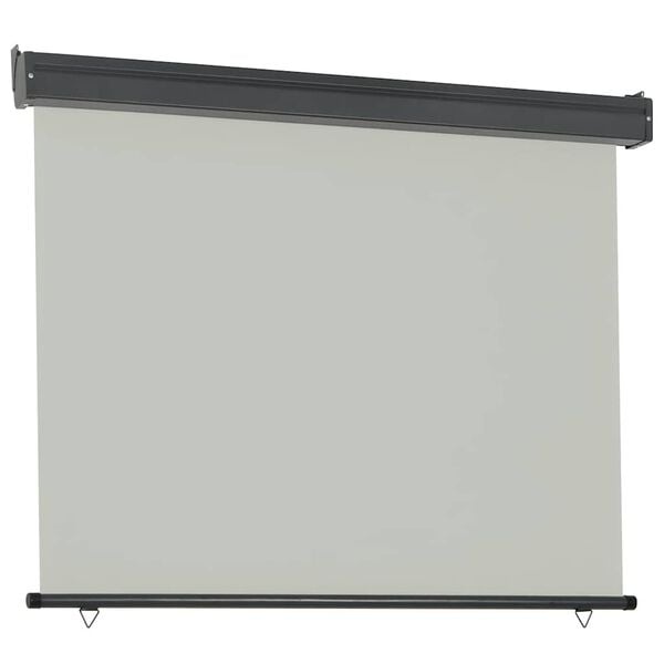 Balkonsichtschutz 125x250 cm Grau - 60% Rabatt