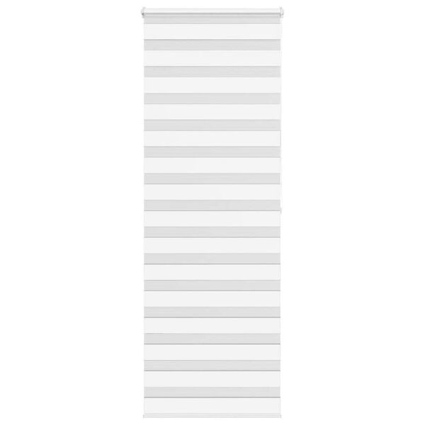 Zebra-Doppelrollo 75x200 cm Weiß - 22% Rabatt