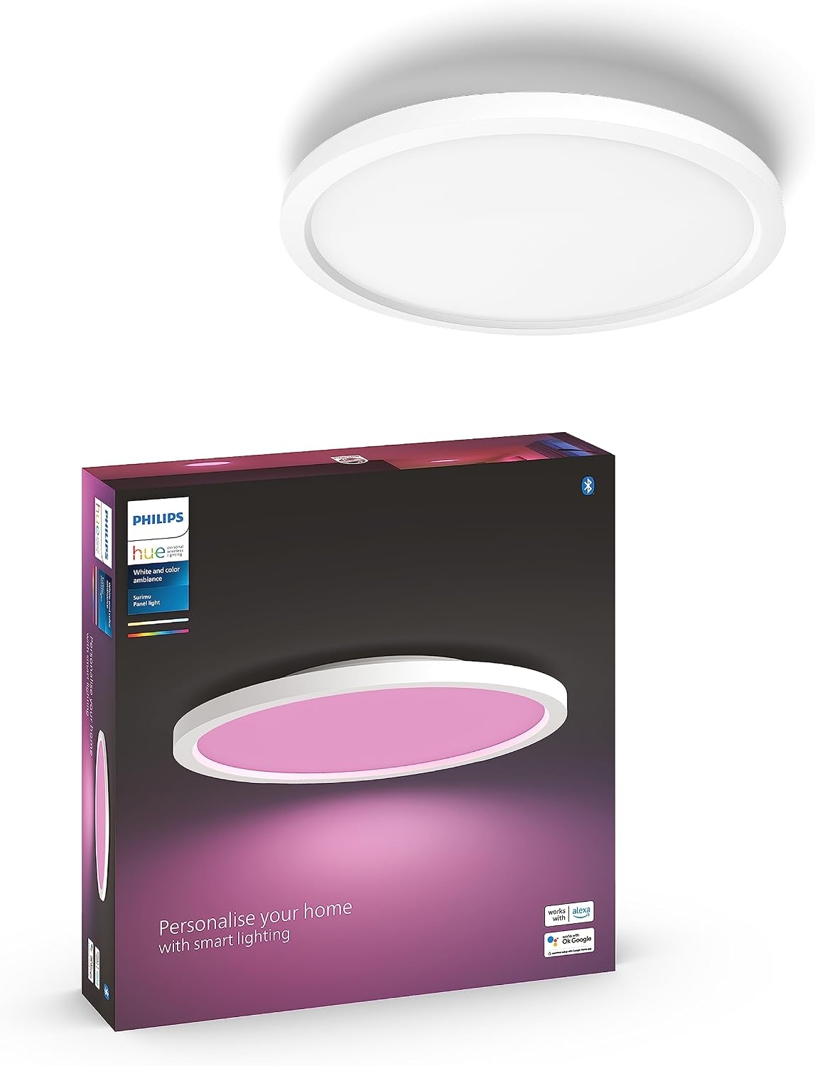 LED-Deckenleuchte 120x30 cm: 16 Mio. Farben & Smart-Steuerung - 25% Rabatt