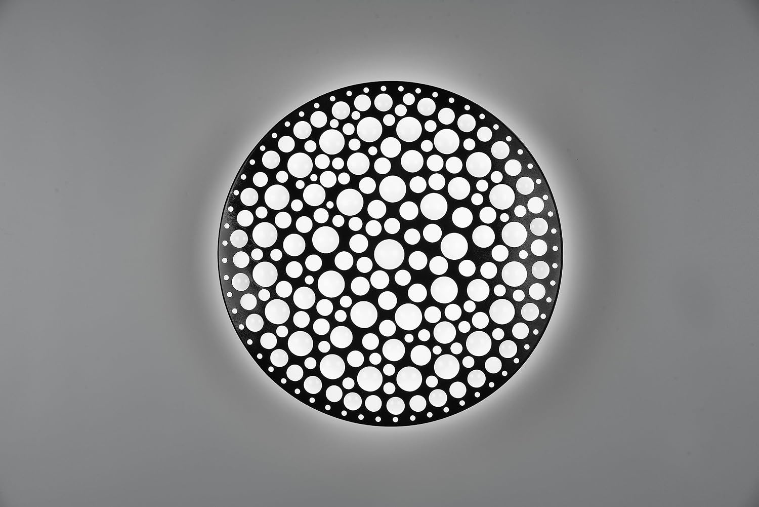 LED-Deckenleuchte Chizu 22W, 40 cm, Schwarz, Dimmbar, RGB - 24% Rabatt