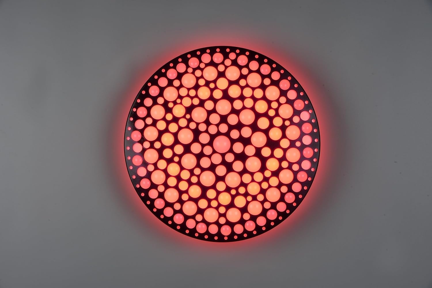 LED-Deckenleuchte Chizu 22W, 40 cm, Schwarz, Dimmbar, RGB - 24% Rabatt