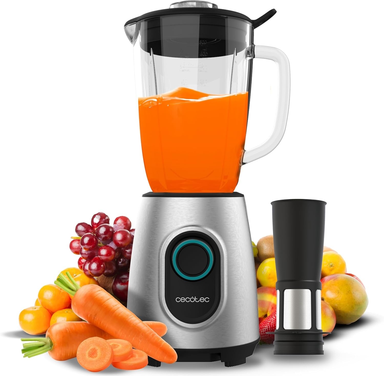 Cecotec Profi-Standmixer 2500W, 1,8L Glaskrug, Edelstahl - 24% Rabatt
