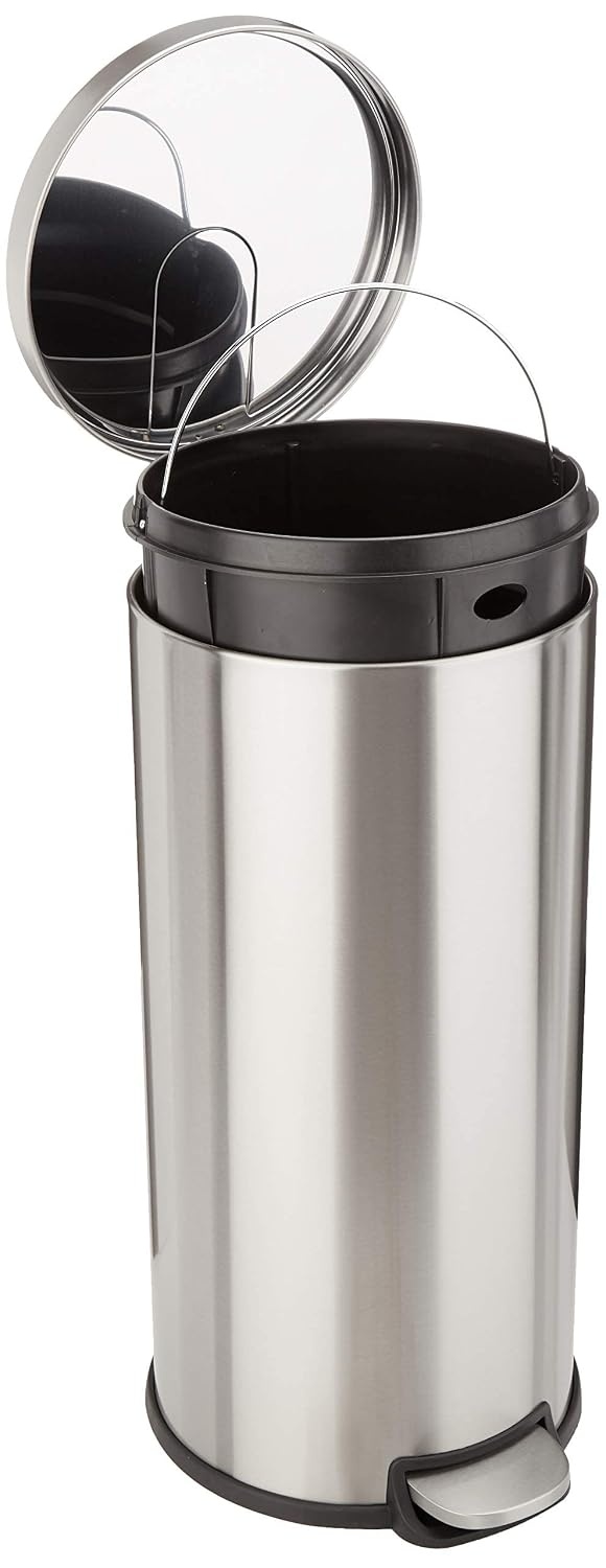 Amazon Basics Tretmülleimer 30L Edelstahl Soft-Close - 24% Rabatt