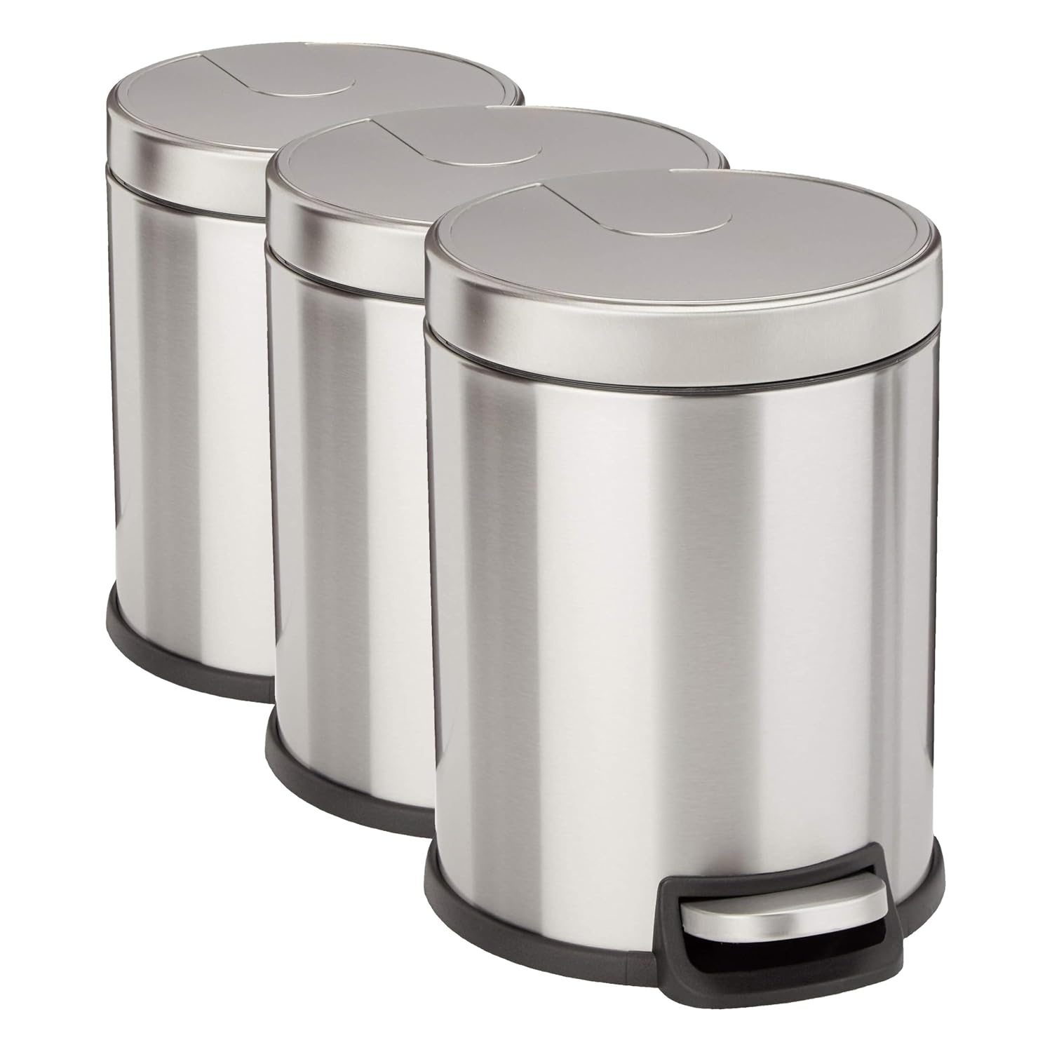 Amazon Basics Tretmülleimer 30L Edelstahl Soft-Close - 24% Rabatt