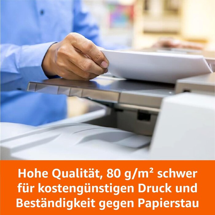 Amazon Basics Multifunktions-Kopierpapier A4 80g/m² 2500 Blatt - wit - M - 18% Rabatt