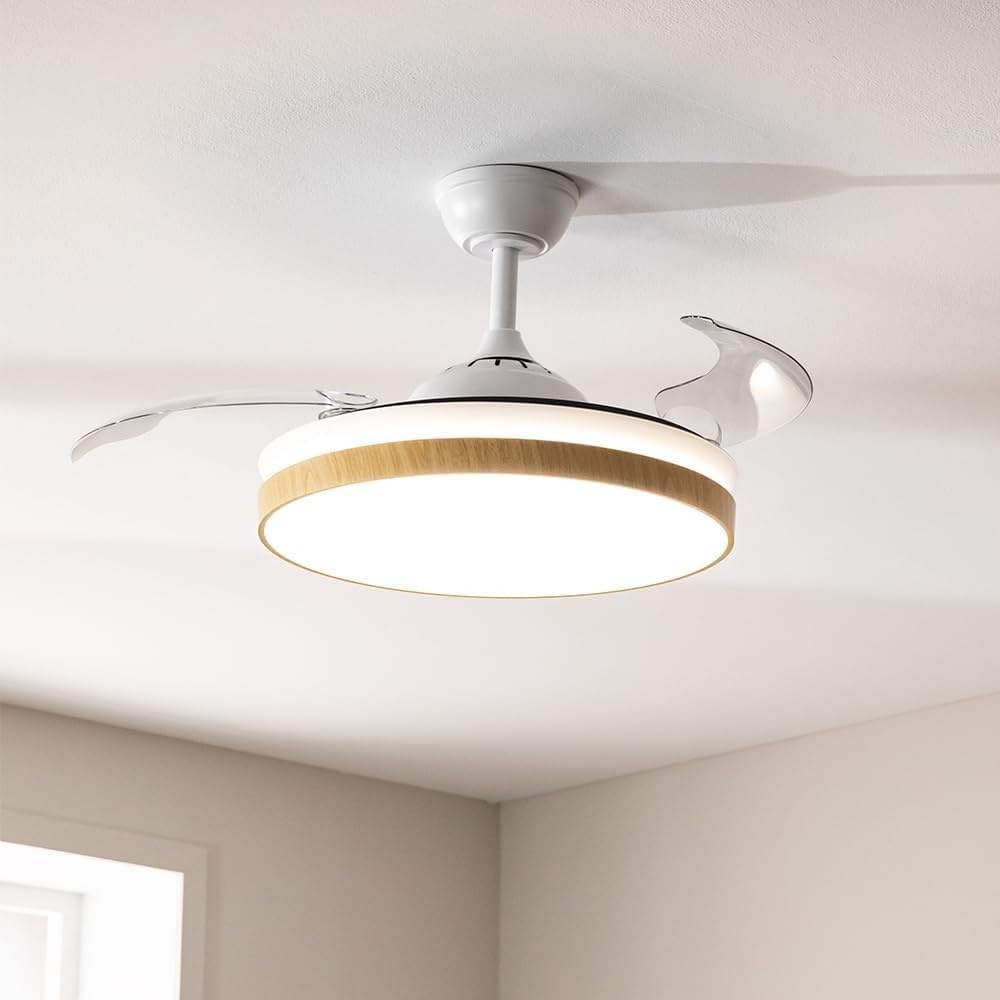Cecotec Deckenventilator 105 cm mit LED & versenkbaren Flügeln - 25% Rabatt