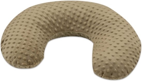 Voedingskussen 100% katoen - 80 cm - cappuccino