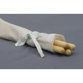 Wigwam tipi tent - 5 delig - 100% katoen - grijs en turquoise sterren