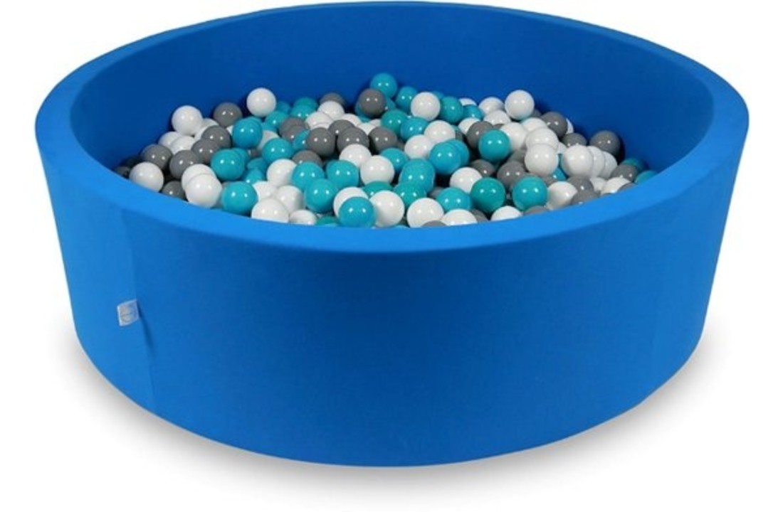 Ballenbak XXL - 700 ballen - 130 x 40 cm - ballenbad - rond blauw