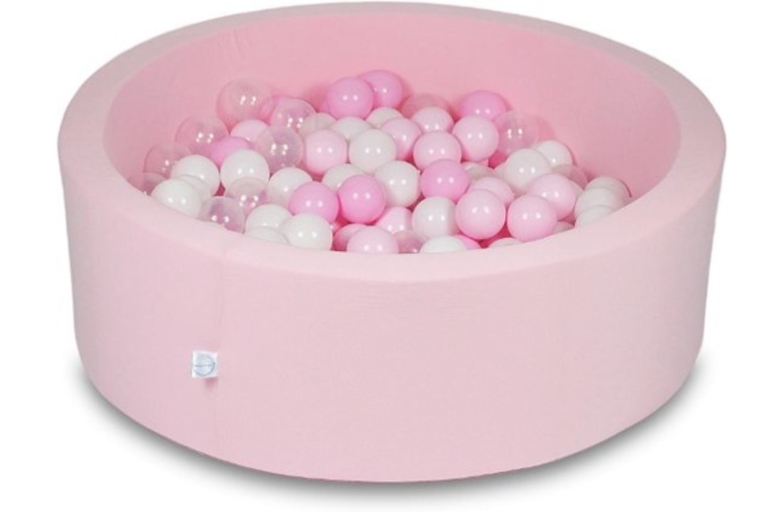 Ballenbak - 200 ballen - 90 x 30 cm - ballenbad - rond roze