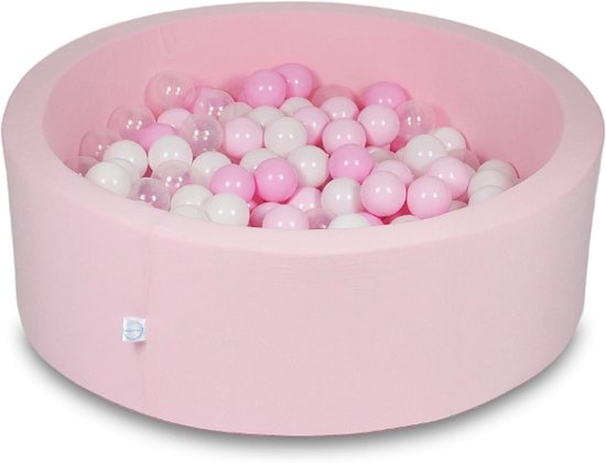 Ballenbak - 200 ballen - 90 x 30 cm - ballenbad - rond roze