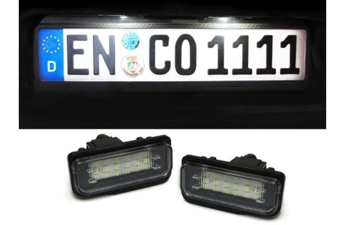 LED kentekenverlichting geschikt voor Mercedes C219 R171 W211 W203 Wit 6000k