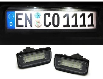 LED kentekenverlichting Mercedes C219 R171 W211 W203 Wit 6000k