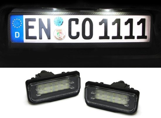 LED kentekenverlichting Mercedes C219 R171 W211 W203 Wit 6000k