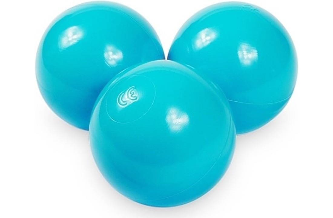 Ballenbak ballen turqoise (70mm) 100 stuks