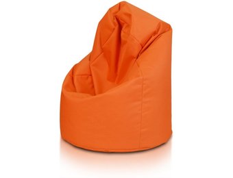 Zitzak fauteuil oranje- loungestoel zitkussen relaxkussen
