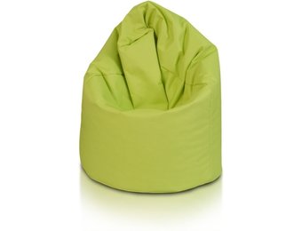 Zitzak fauteuil lichtgroen- loungestoel zitkussen relaxkussen
