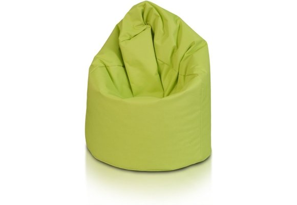 Zitzak fauteuil lichtgroen- loungestoel zitkussen relaxkussen