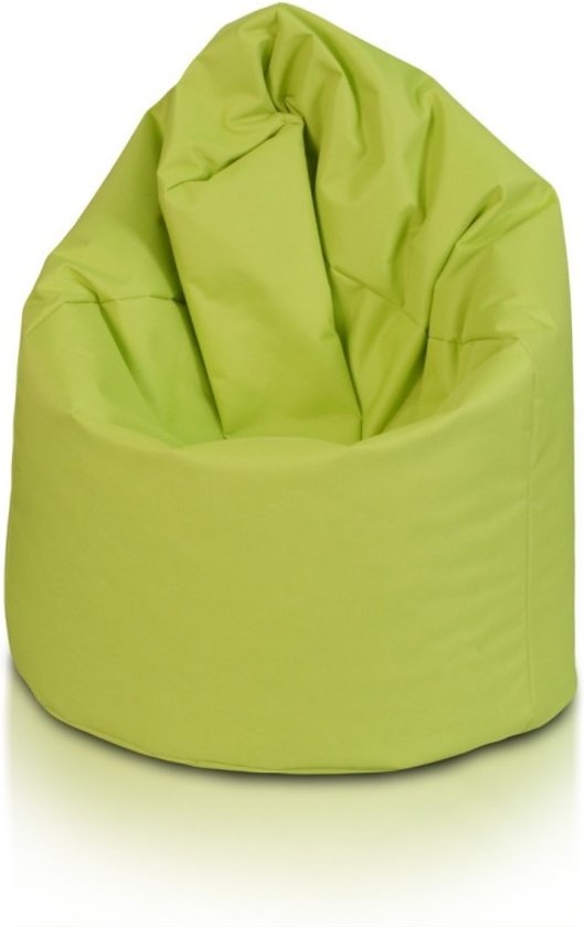 Zitzak fauteuil lichtgroen- loungestoel zitkussen relaxkussen