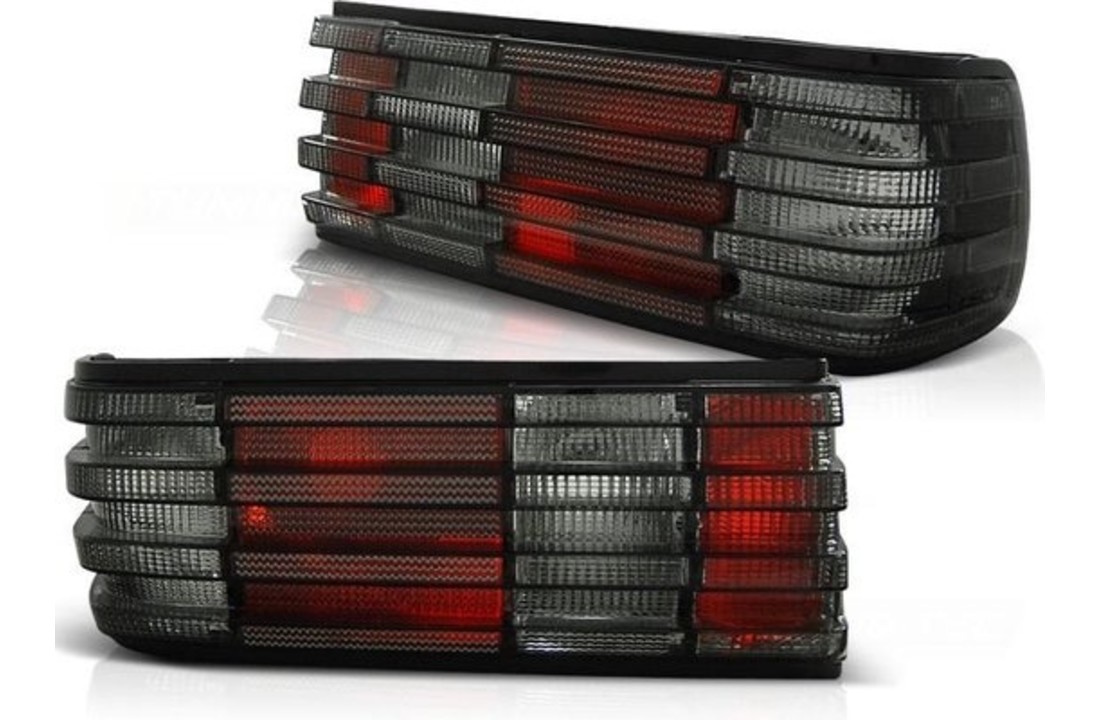 Achterlichten geschikt voor MERCEDES S-Klasse W126 82-93 ROOD SMOKE