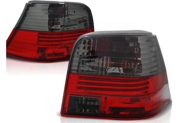 Achterlichten VW GOLF 4 09 97-09 03 ROOD SMOKE
