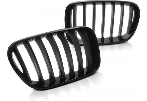 Grill geschikt voor BMW X3 F25 10-07 14 GLANZEND ZWART MAT