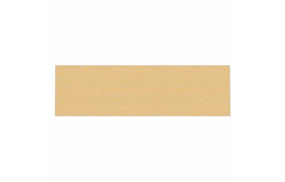 Balkon afdekhoes - schaduwnet - 90x500 cm - beige