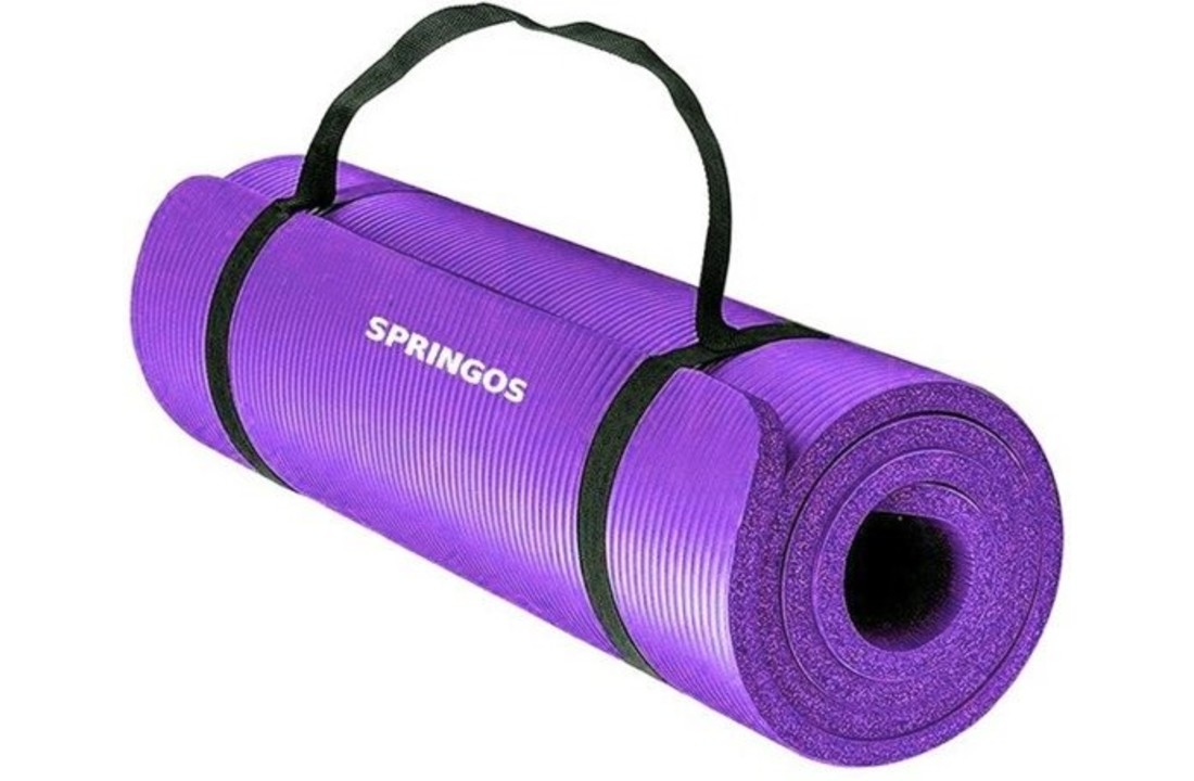 Fitness mat - Paars - 180cm x 60cm x 1,5cm