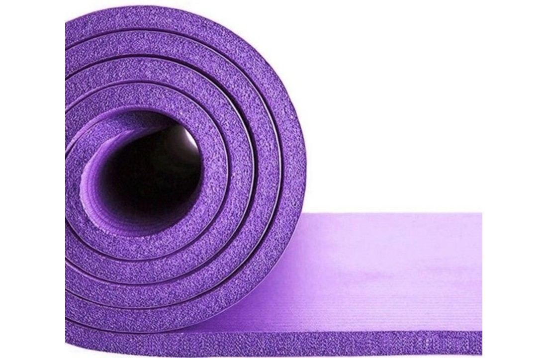 Fitness mat - Paars - 180cm x 60cm x 1,5cm