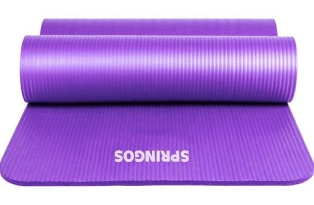 Fitness mat - Paars - 180cm x 60cm x 1,5cm