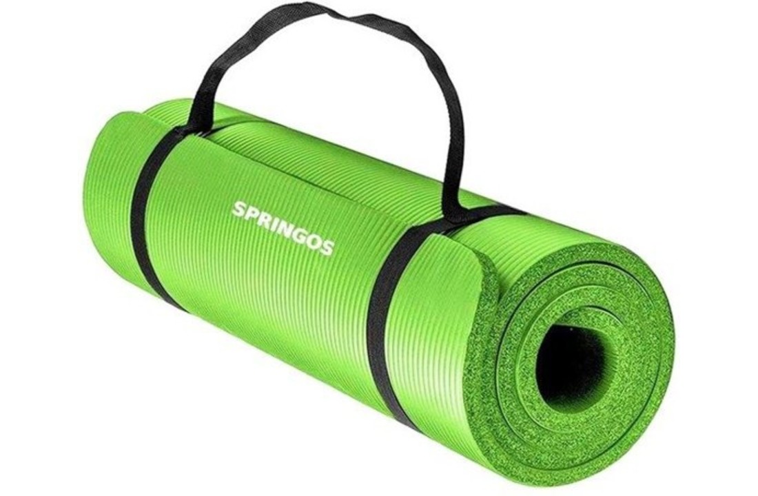 Fitness mat - Groen - 180cm x 60cm x 1cm
