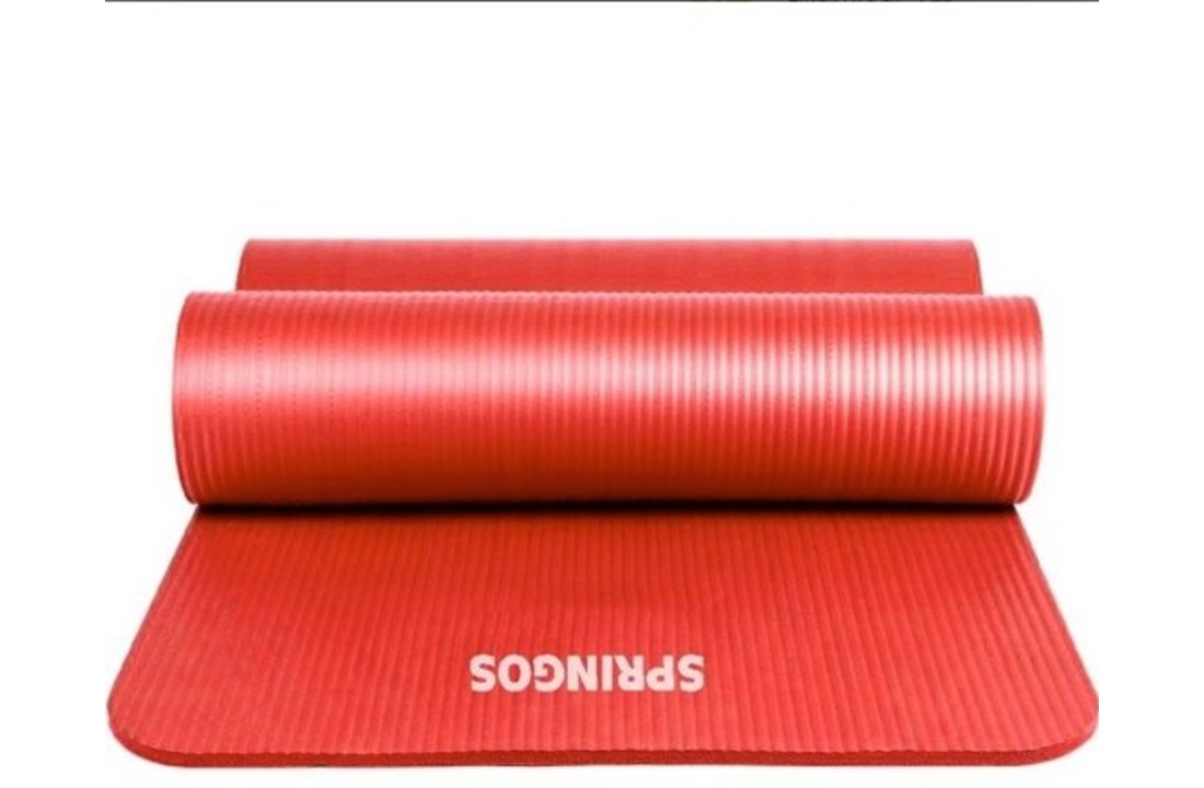 Fitness mat - Rood - 180cm x 60cm x 1,5cm