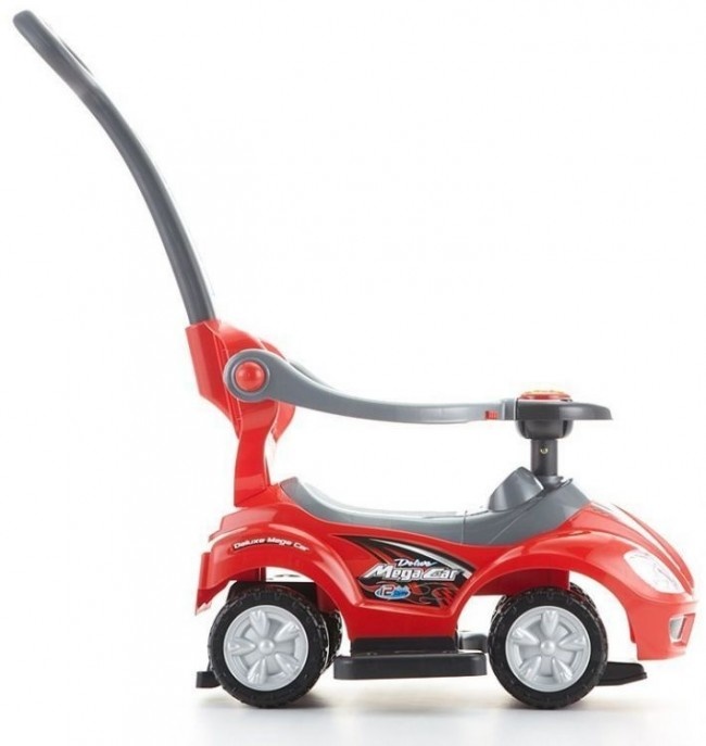 Multifunctionele kinderwagen en loopauto in-een - rood