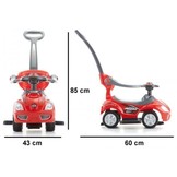 Multifunctionele kinderwagen en loopauto in-een - rood