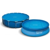 Zonne-afwering - zwembad cover - 366 cm diameter - Intex zwembaden - blauw