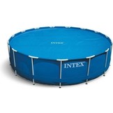 Zonne-afwering - zwembad cover - 366 cm diameter - Intex zwembaden - blauw