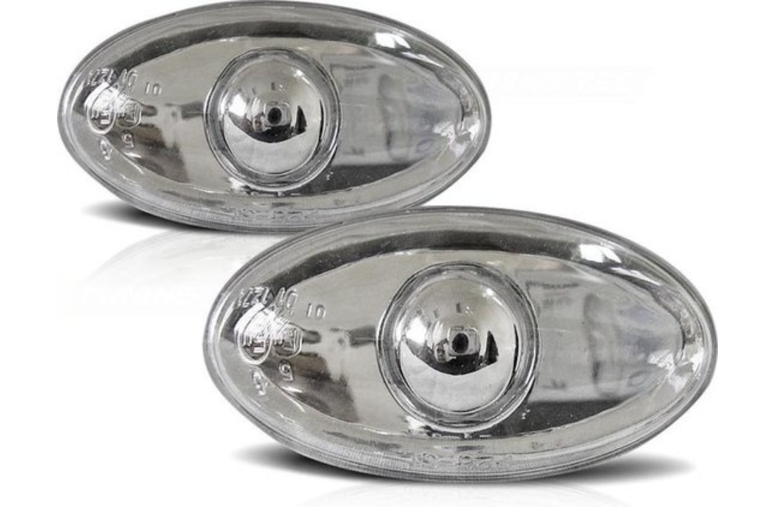 Zijkant knipperlichten geschikt voor PEUGEOT 206 / 307 CHROOM