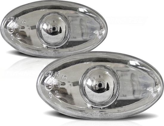 Zijkant knipperlichten geschikt voor PEUGEOT 206 / 307 CHROOM