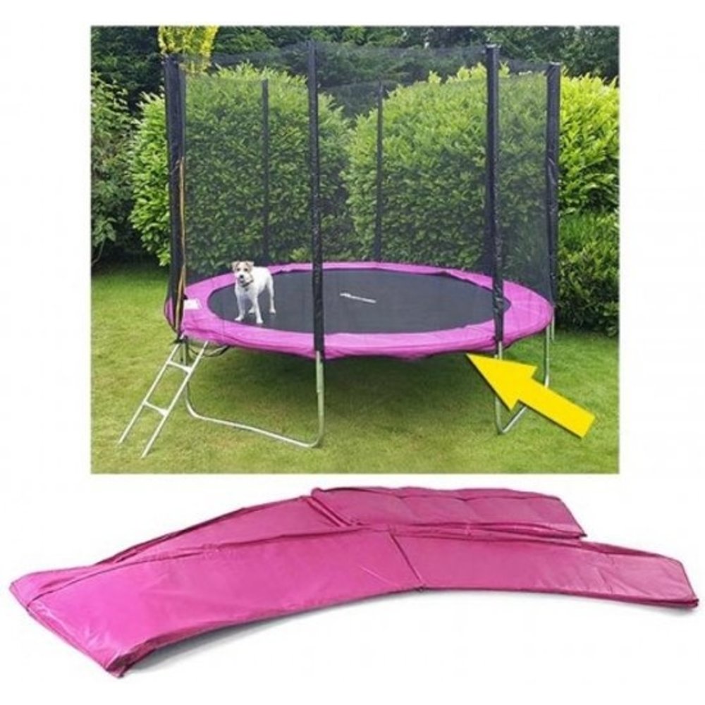 Trampoline rand afdekking 366 cm diameter roze Vikingchoice.nl