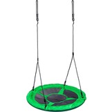 Nestschommel - 95 cm diameter - groen - met touwen