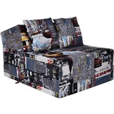 Luxe logeermatras - taxi - camping matras - reismatras - opvouwbaar matras - 200 x 70 x 15 - met kussens